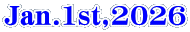 Jan.1st,2026