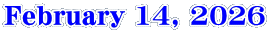 February 14, 2026