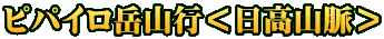 ピパイロ岳山行＜日高山脈＞